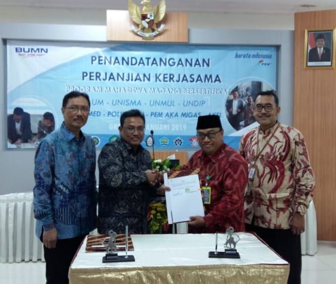 UNISMA Students have an internship program in PT. Barata Indonesia