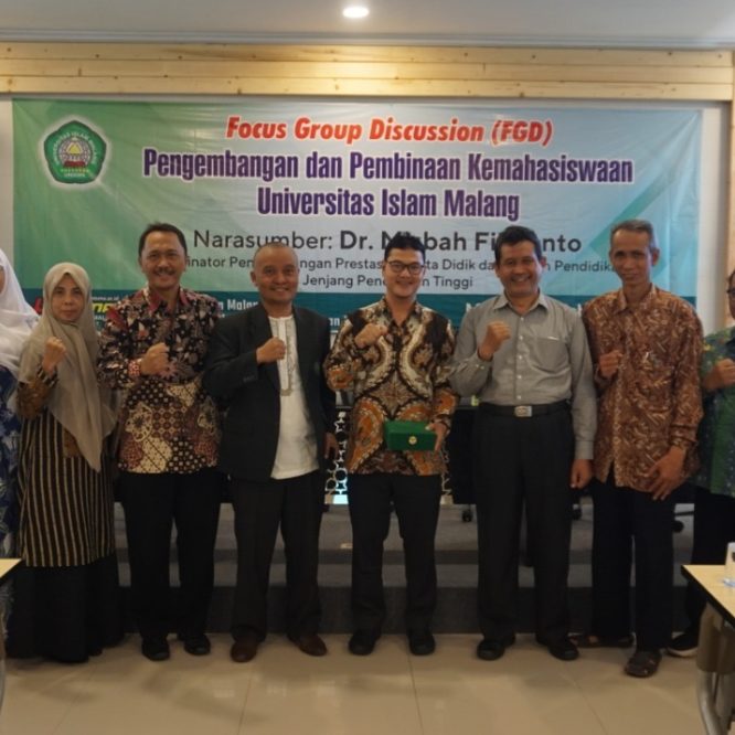 Focus Group Discussion Pengembangan dan Pembinaan Kemahasiswaan Universitas Islam Malang