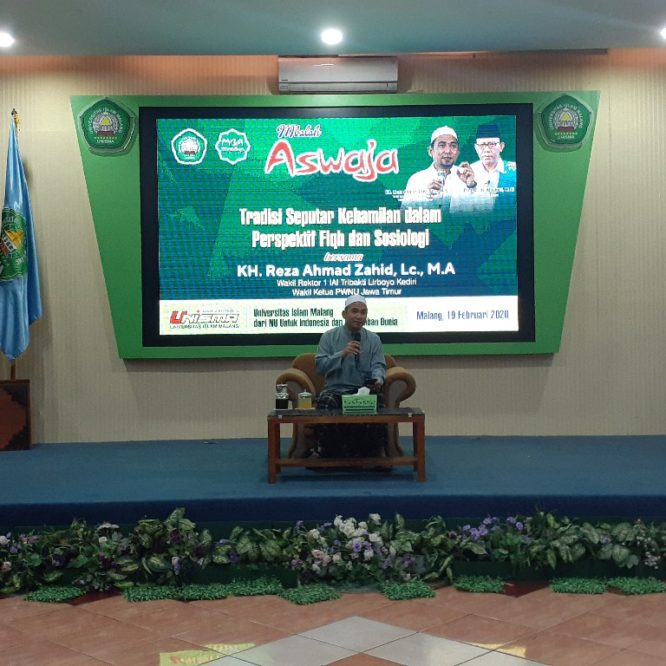 Mbalah Aswaja Unisma Malang bersama KH. Reza Ahmad Zahid, Lc., M.A (Gus Reza)