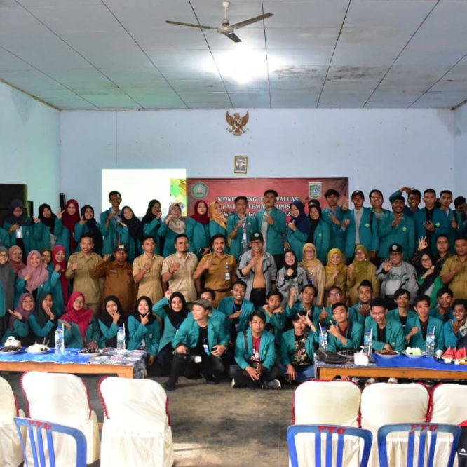 Monitoring Dan Evaluasi KKN PPM Tematik Unisma Malang Di Kecamatan Tirtoyudo Kab Malang