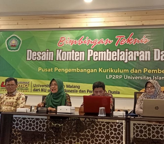 Penutupan Bimbingan Teknis Desain Konten Pembelajaran Daring Unisma Malang