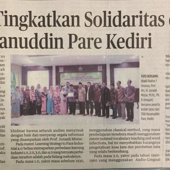 Berita Seputar Unisma Kamis 12 Maret 2020