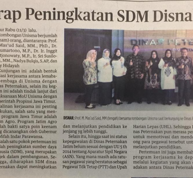 Berita Seputar Unisma Sabtu 14 Maret 2020