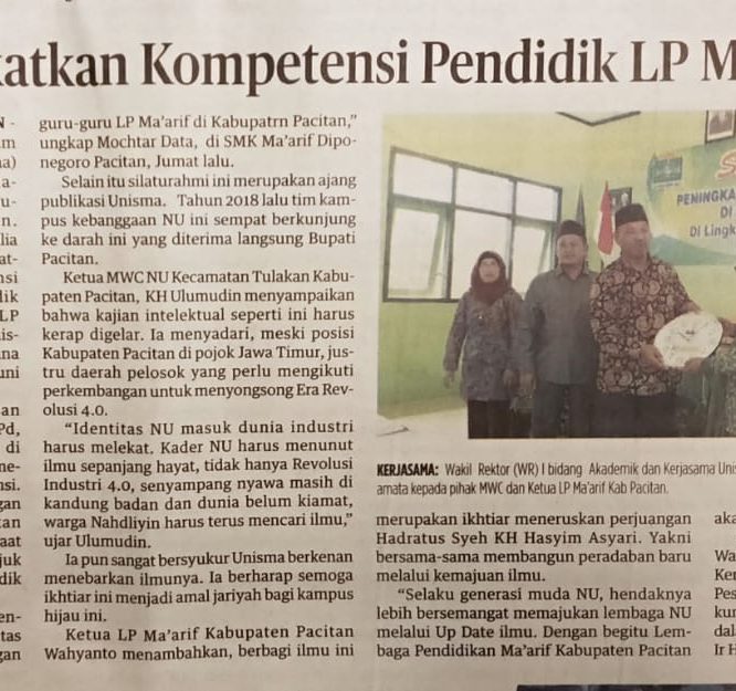 Berita Seputar Unisma Senin 2 Maret 2020