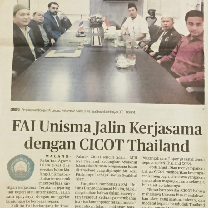 Berita Seputar Unisma Rabu 4 Maret 2020
