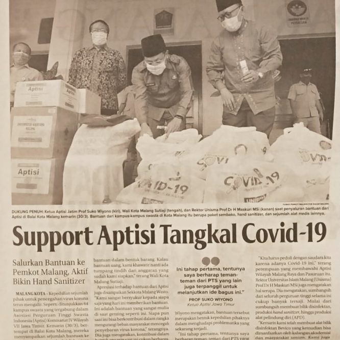 Berita Seputar Unisma Selasa 31 Maret 2020