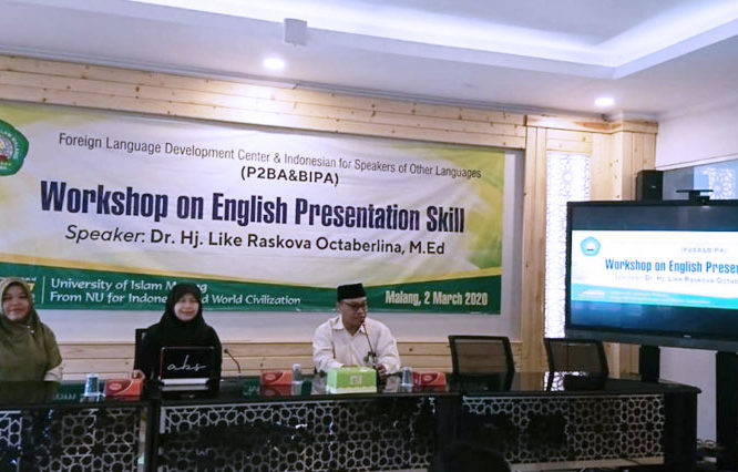 P2BA Unisma Malang Gelar Workshop on Presentation Skill, ini Tujuannya