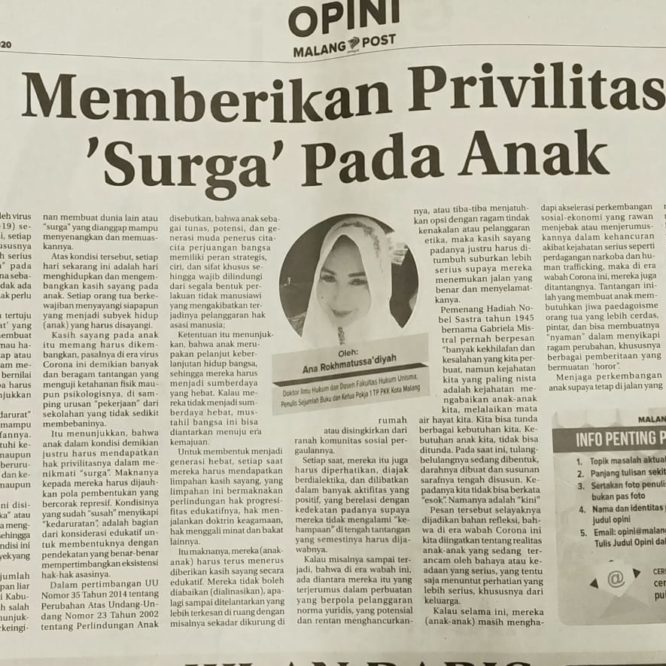 Berita Seputar Unisma Selasa 14 April 2020