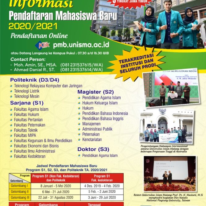 Berita Seputar Unisma Rabu 8 April 2020