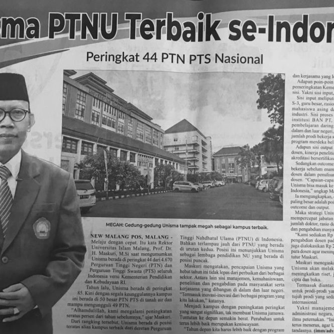 Berita Seputar Unisma Rabu 19 Agustus 2020