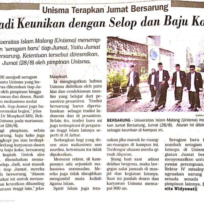 Berita Seputar Unisma 29 Agustus 2020