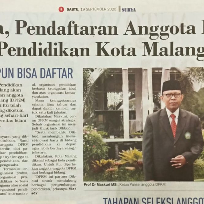 BERITA SEPUTAR UNISMA SABTU 19 SEPTEMBER 2020