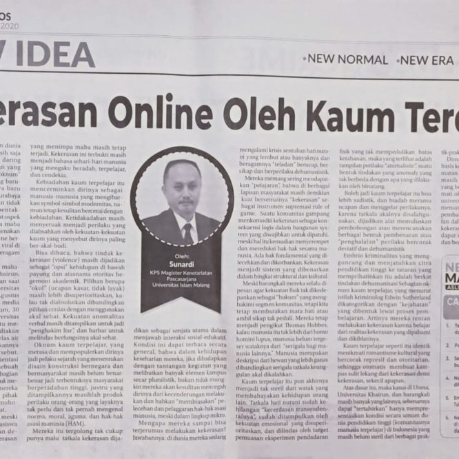 BERITA SEPUTAR UNISMA KAMIS 15 OKTOBER 2020