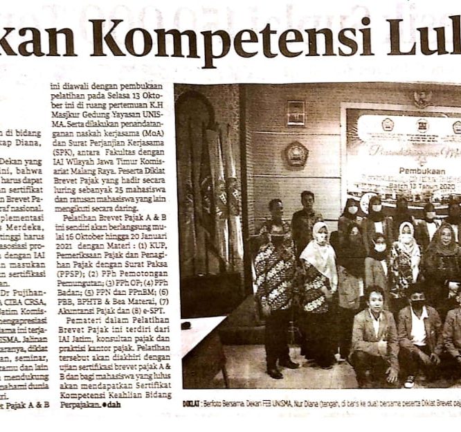 BERITA SEPUTAR UNISMA 14 OKTOBER 2020