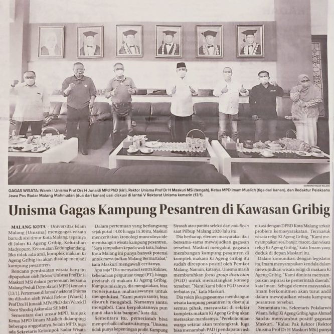 BERITA SEPUTAR UNISMA KAMIS 14 JANUARI 2021