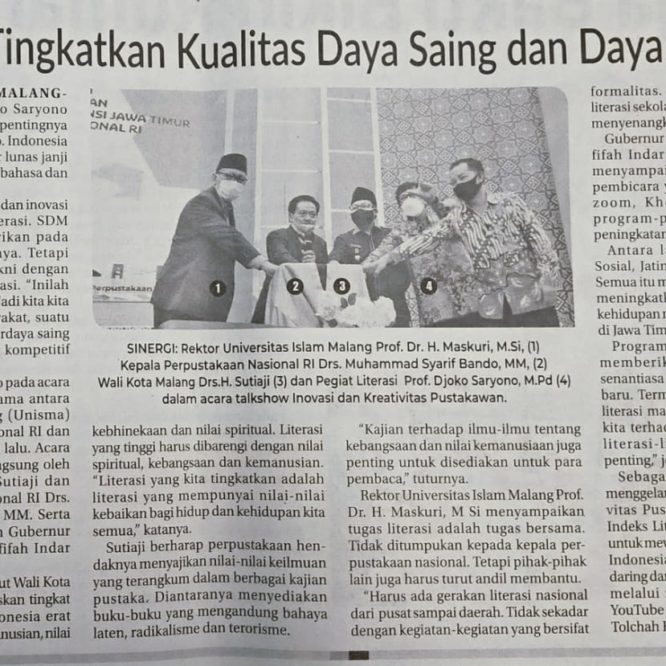 BERITA SEPUTAR UNISMA SENIN 4 JANUARI 2021