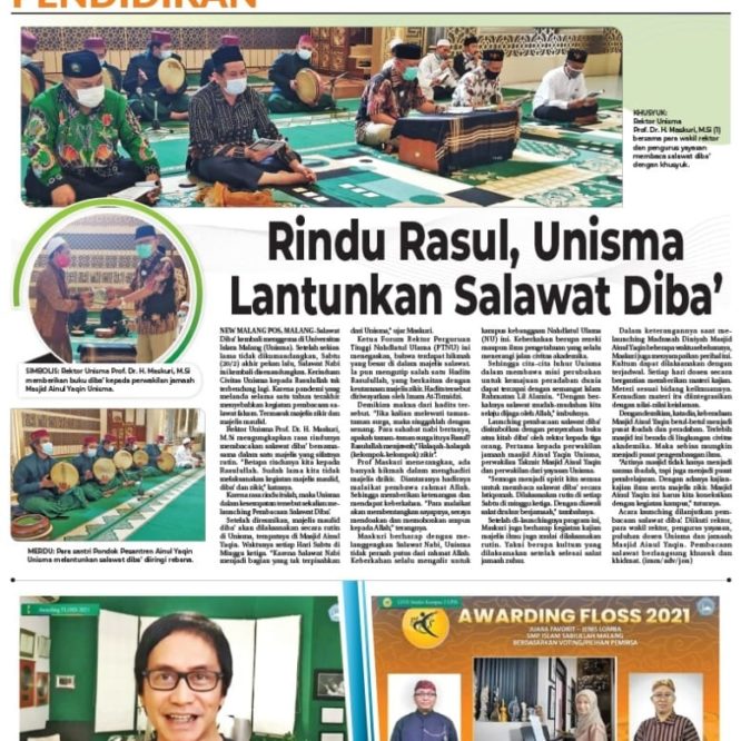 BERITA SEPUTAR UNISMA SENIN 22 FEBRUARI 2021