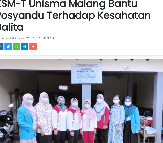 KSM-T Bantu Posyandu Terhadap Kesahatan Balita
