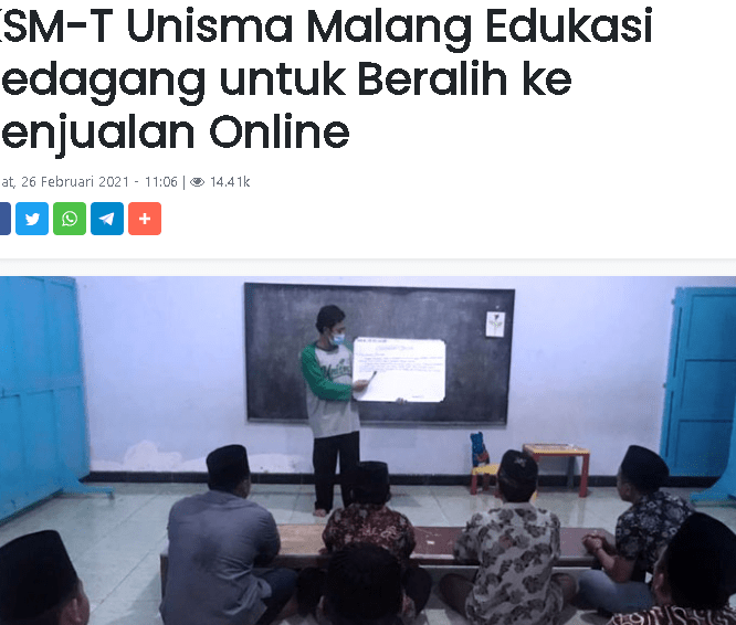 KSM-T Edukasi Pedagang untuk Beralih ke Penjualan Online