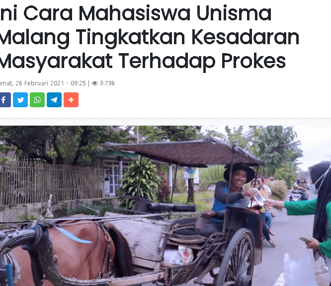 Mahasiswa KSM-T Tingkatkan Kesadaran Masyarakat Terhadap Prokes