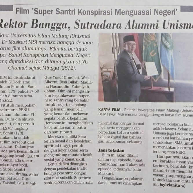 BERITA SEPUTAR UNISMA SELASA 2 MARET 2021