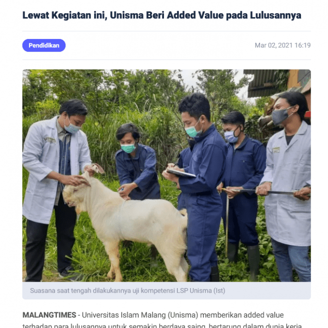 Unisma Berikan Added Value Pada Lulusannya