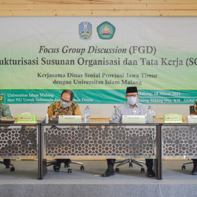 EAST JAVA SOCIAL OFFICE COLLABORATED WITH UNISMA FOR SOTK RESTRUCTURING