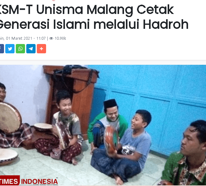 Mahasiswa KSM-T Cetak Generasi Islami melalui Hadroh