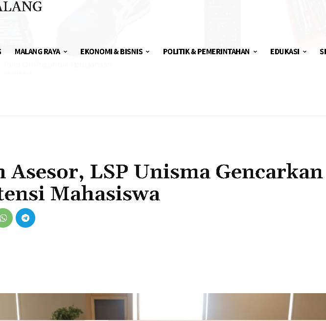 LSP Unisma Gencarkan Uji Kompetensi Mahasiswa