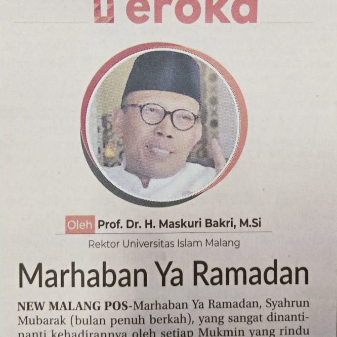 BERITA SEPUTAR UNISMA JU`MAT 9 APRIL 2021