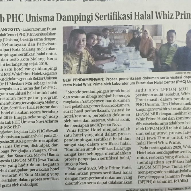 BERITA SEPUTAR UNISMA SABTU 10 APRIL 2021