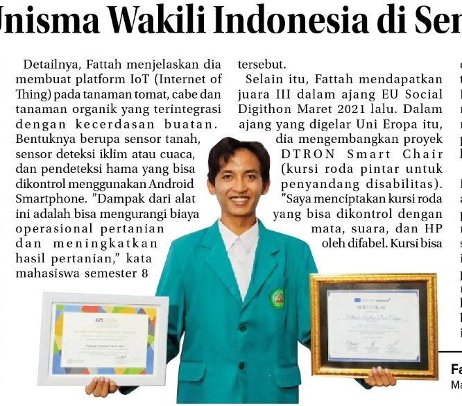 BERITA SEPUTAR UNISMA JUM`AT 23 APRIL 2021