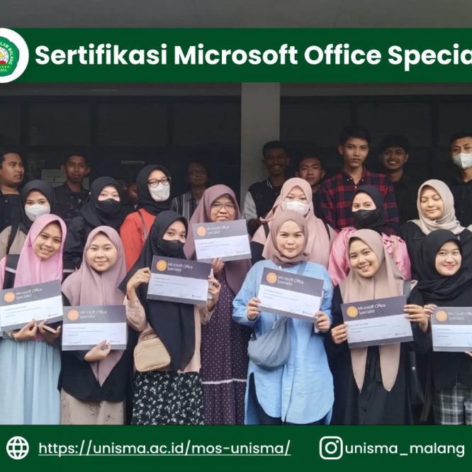 Sertifikasi Microsoft Office Specialist Wajib sebagai Syarat Yudisium Mahasiswa Universitas Islam Malang