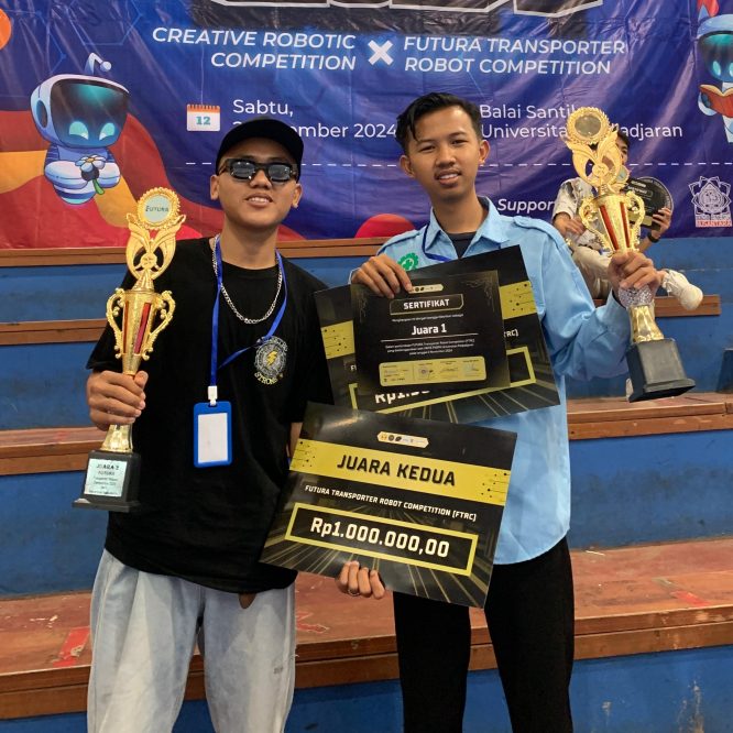 Teknik Elektro Unisma Sabet Juara 1 dan 2 dalam Ajang FTRC 2024 di Unpad