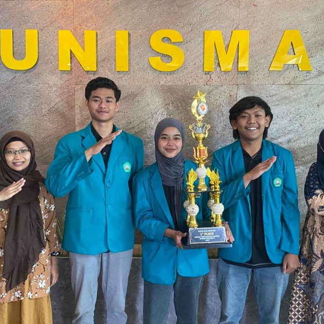 Unggul dalam Pembebanan Coral Jembatan Balsa, Teknik Sipil Unisma Bangkitkan kembali Culture Champions