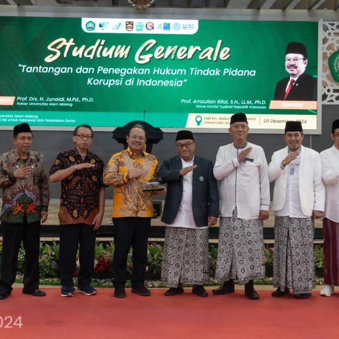 Unisma Malang Gelar Kuliah Tamu Bersama Ketua Komisi Yudisial RI, Bahas Soal Korupsi di Indonesia