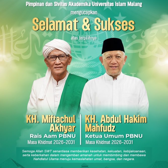 Unisma Malang Siap Sinergi Bersama PBNU Muktamar NU ke-35