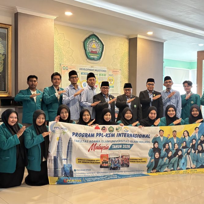 Mantapkan Langkah ke Malaysia, Rektor UNISMA Lepas 15 Mahasiswa PPL-KSM Internasional FAI 2026